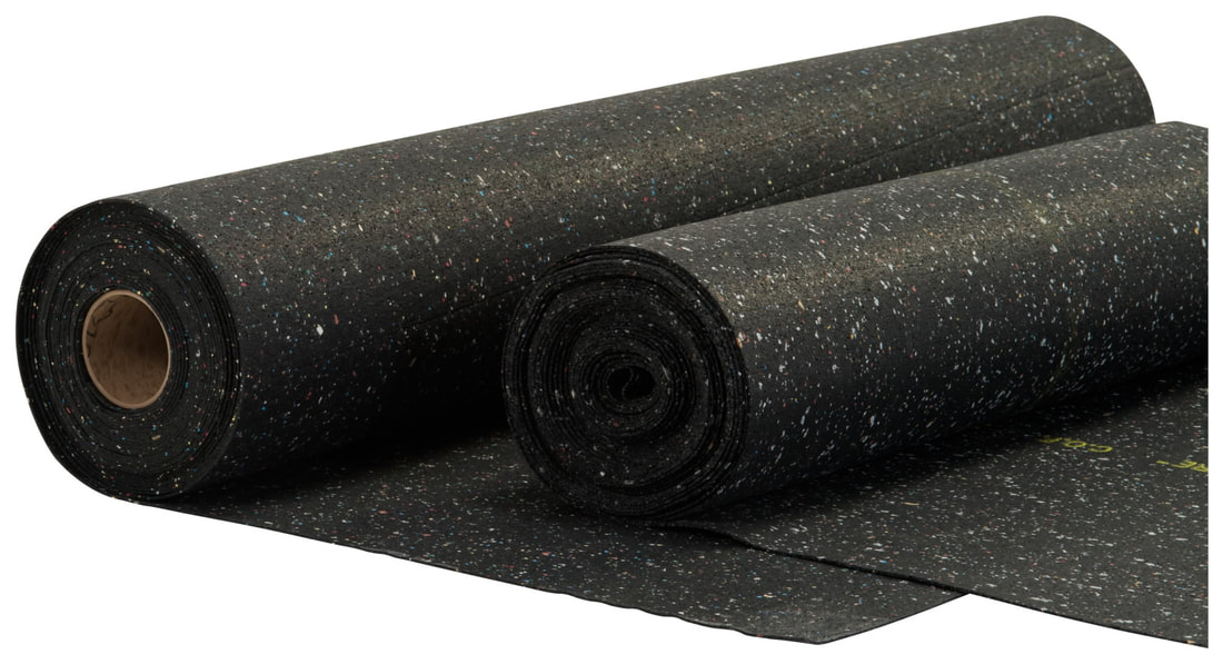 Rubber anti-slip mat, straight 100 x 100 cm - Stable equipment